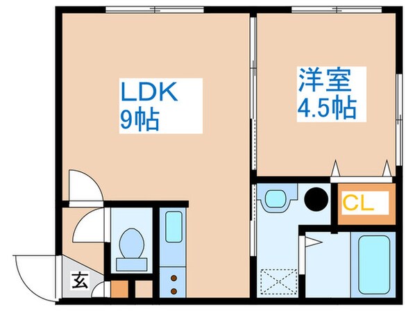 ルグラン宮の沢の物件間取画像